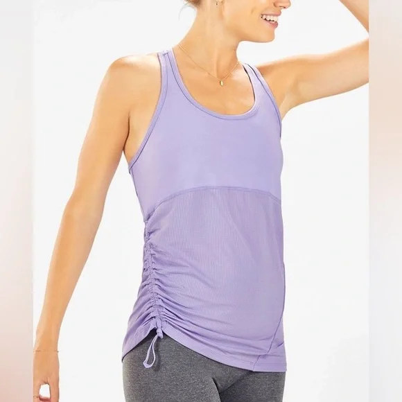 Fabletics Violet Cashel Curved Cinch Tank Size Small - Picture 1 of 8
